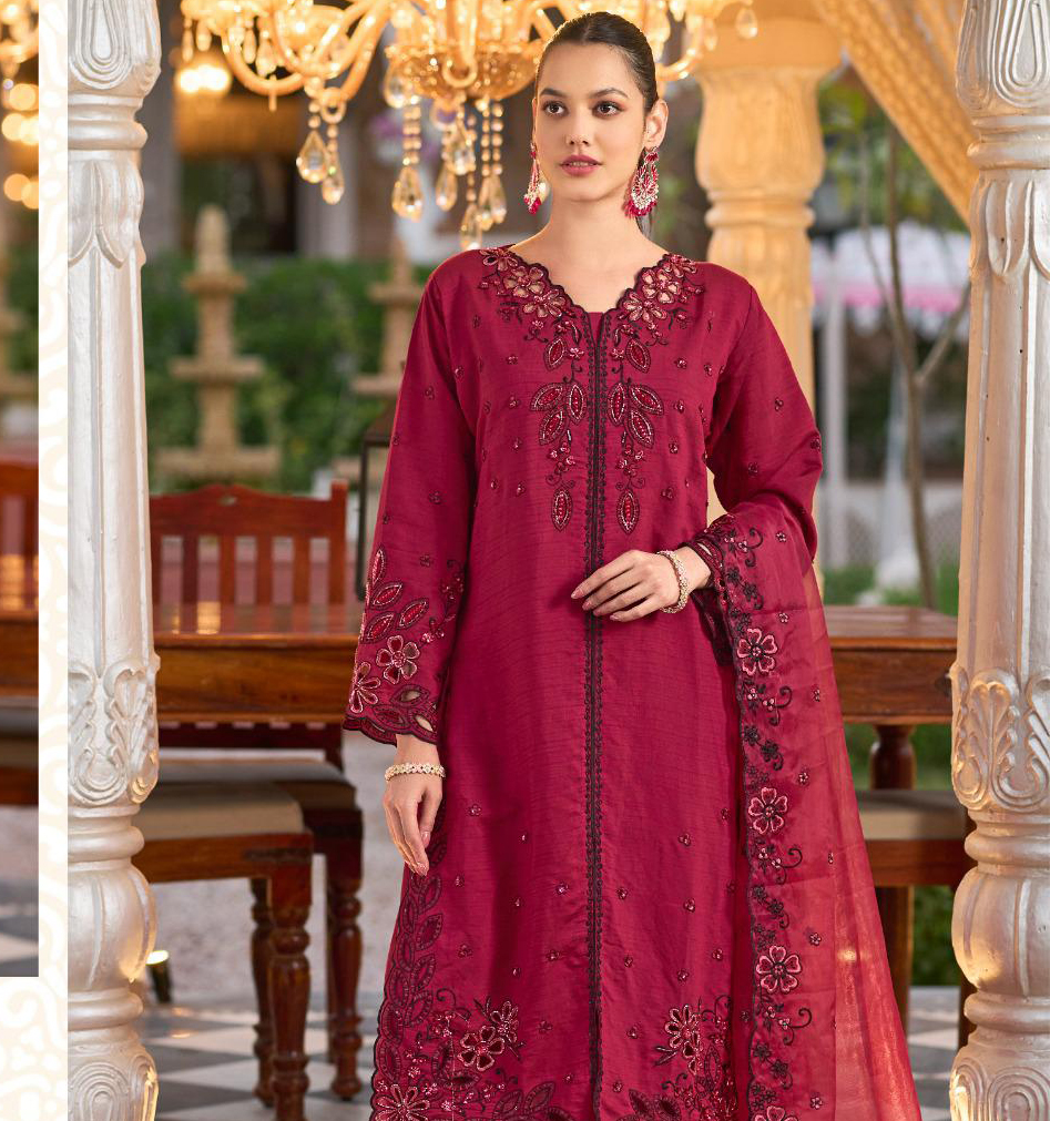 Shree R 1622 Silk Wholesale Pakistani Salwar Suit Catalog