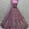 Anjani Art Elegant Pink Net Heavy Bridal Lehenga Choli Collection
