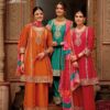 Eba Gajari Chinon Embroidered Suit Wholesale Catalog.