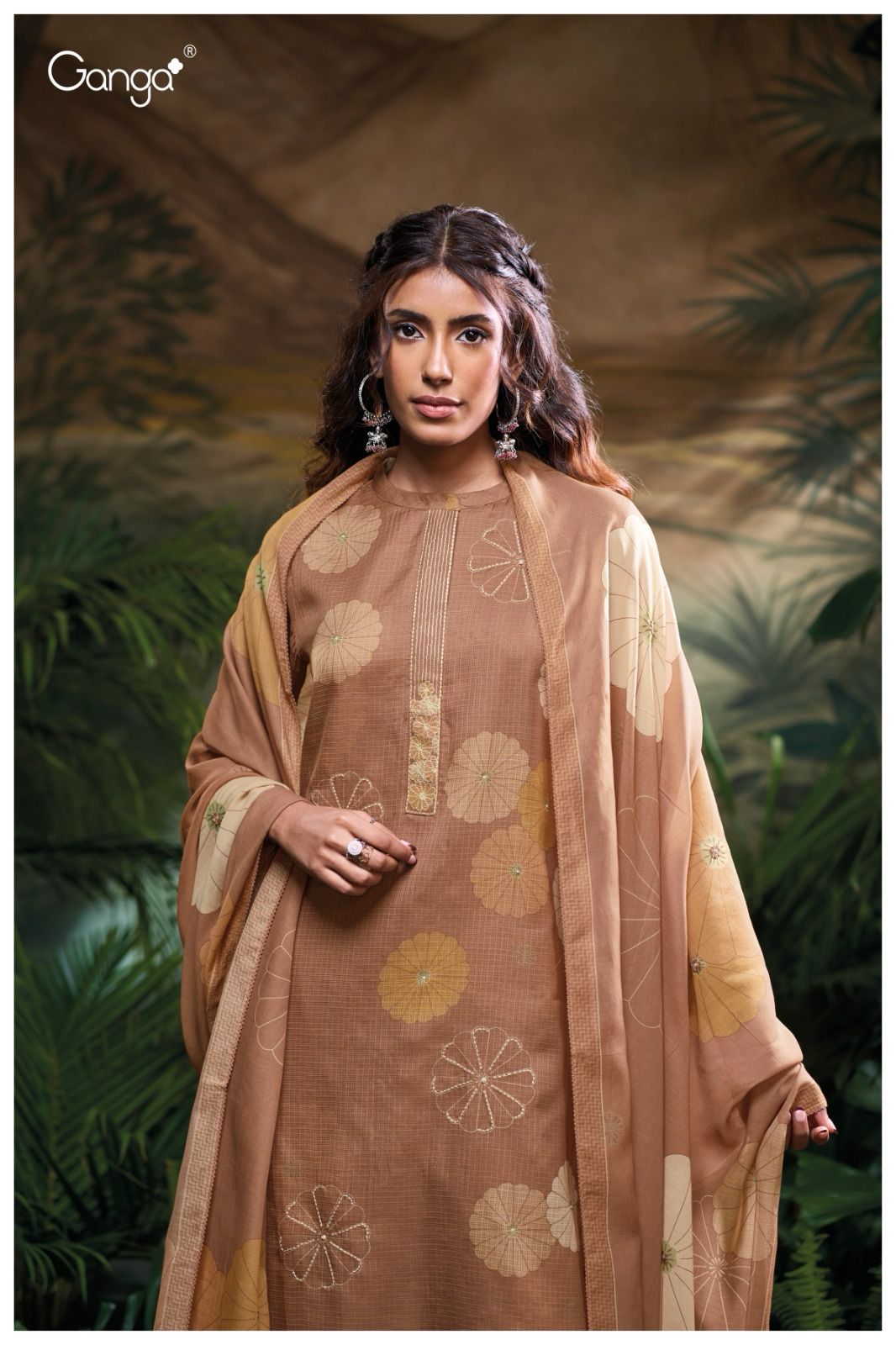 Ganga Navjot 3408 Premium Pure Kota Printed Wholesale Salwar Suit Collection
