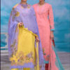 Ibiza Khsiti Pure Organdi Digital Print with Handwork Salwar Suit Wholesale Catalog (2) -
