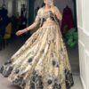 Vardan Ethnic Floral Print Tussar Silk with Koti Stitched with Tassels Lehenga Collection (6)