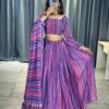 Vardan Ethnic Stitched Georgette Printed Lehenga Choli Collection