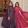 Vardan Sequins Embroidered Faux Blooming Gown with Dupatta Wholesale
