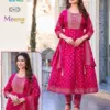 Blue Hills Meera Vol 3 Rayon Kurti Bottom With Dupatta Whoesale Catalog