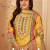 Blue Hills Zainab Vol 3 Piece Poly Muslin Kurti With Bottom Wholesale Collection