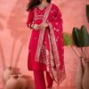 Color Set 8507 Beautiful Roman Silk Kurti Bottom With Dupatta Full Wholesale Catalog