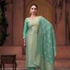 Fourdots Naina Viscos Organza Jequard Salwar Suits Wholesale Catalog