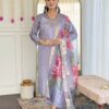 Grace 1 Chanderi Silk Embroidered Kurti Bottom With Dupatta Catalog