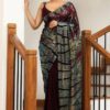 JR-626 Georgette Embroidered Fancy Partywear Sequence Saree Collection