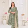 Rangi Sangi Nayantara Flared Cotton Wholesale Kurti Bottom With Dupatta