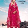Rangoon Anuradha Airjet Rayon Embroidered Work Kurti Bottom With Dupatta