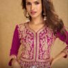 Rasalika Nikhaar Premium Chinon Silk Embroidered Lehenga Style Suit Collection available at wholesale price in surat.Rate: ₹3099/- per piece + 12% GST