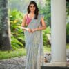 Sanskar Resham Chiffon Sartin Patta Fancy Saree Wholesale Catalog