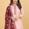 Tanyaa Cotton Work Wholesale Readymade Neck & Daman Salwar Suit Collection