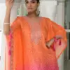 Uzairah Afsana Viscose Muslin Designer Kaftan Embroidery Wholesale Collection