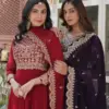 Vardan Premium Zari Sequins Work Designer Readymade Gown Collection
