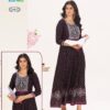 Blue Hills Walkway Town Edition Rayon Anarkali Kurti Collection