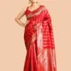 KP-R 031 Soft Lichi Silk Wholesale Fancy Saree Collection