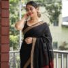 KP-R 209 Soft Lilan Jacquard Cotton Saree Wholesale Collection