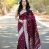 KP-R 229 Soft Lichi Wholesale Silk Sarees Collection