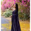Kashvi Neel Vol 16 Wholesale Satin Swarovski Work Saree Catalog