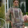 Tanyaa P 360 Natural Crepe Readymade Mirror Work Salwar Suit