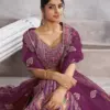 Vardan Ethnic Berry Purple Bridesmaid Designer Wedding Lehenga (5)