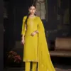 FOURDOTS Padmavati Wholesale Cotton Mirror Work Dress Material