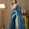Laxminam DL029 Blue Embellished Designer Organza Saree Collection