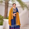 Mukesh Rang Leela Rayon Gown with Dupatta Wholesale Collection