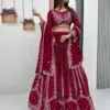 Prisha PF-020 Heavy Fox Georgette Embroidered Lehenga Choli Collection