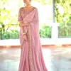 STAVAN Nistha Georgette Weaving Fancy Saree Collection