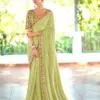 STAVAN Nistha Georgette Weaving Fancy Saree Collection (15)