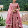 Tathastu Anaara Onion Beautiful Traditional Embroidered Silk Lehenga
