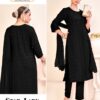 Tunic House Star Lady Wholesale Chikankari Kurti With Bottom Dupatta