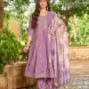 Aanchi Kesariya Wholesale Anarkali Kurti With Bottom Dupatta