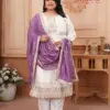 Aanchi Plus Crystal 2.0 Wholesale Vichitra Silk Kurti With Bottom Dupatta