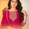 KIDRESS Little Earth Wholesale Roman Silk Kurti With Bottom Dupatta