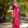 KP-R CREATION KP-R 140 Lichi Silk Sarees Catalog