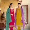 SBS Modethnic Fashion Dhara Roman Silk Readymade Salwar Suit Wholesale Catalog
