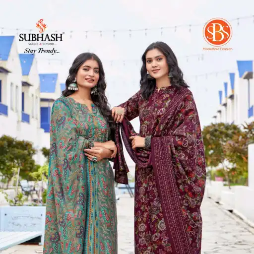 SBS Modethnic Fashion Rakshita Wholesale Chanderi Kurti With Bottom Dupatta
