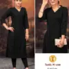Tunic House Kridha Wholesale Chikankari Rayon Kurti With Bottom