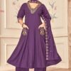 Vardan Ethnic Alinee 2042 Wholesale Roman Silk Kurti Bottom With Dupatta