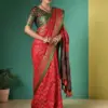 Vardan Ethnic Meera 297 Wholesale Zari Weaving Patola Silk Saree Collection