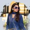 Wooglee Tanya Wholesale Cotton Anarkali Kurti With Bottom Dupatta