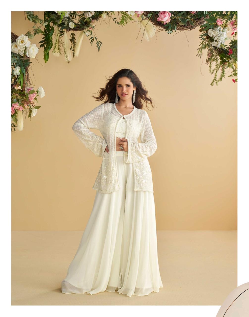 Sayuri Nitya Designer Silk Embroidered Indo Western Catalogue