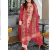 Alzohaib AZ-1305B AZ-1305C Wholesale Cotton Dress Pakistani Suit