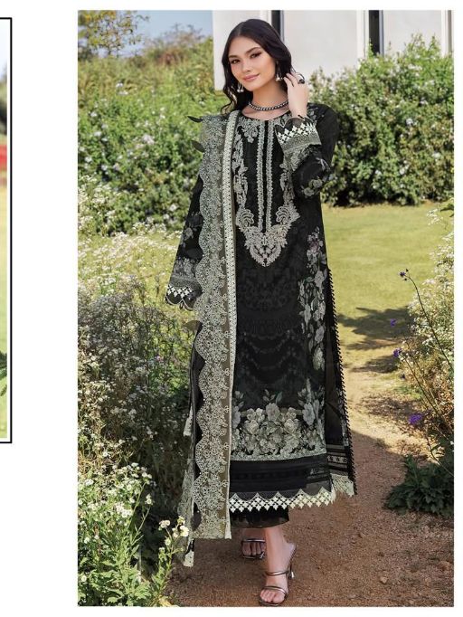 Alzohaib AZ-1328 A B Pure Cotton Pakistani Suit Collection