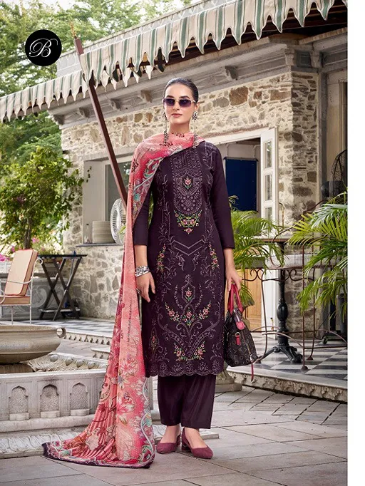Belliza Zarqash Vol 8 Wholesale Premium Cotton Dress Material
